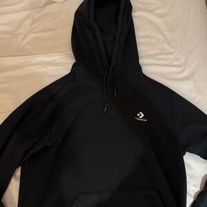 Converse Go-To Embroidered Star Chevron Standard-Fit Fleece Hoodie